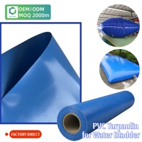 Bâche en PVC imperméable enduite de vinyle uni, grande, carrée, pliable et repliable, pour réservoir de stockage d'eau agricole