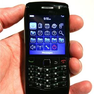 Para <span class=keywords><strong>Blackberry</strong></span> <span class=keywords><strong>Pearl</strong></span> 3G 9100 Desbloqueado Original QWERTY Simple GSM Bar Teléfono celular móvil barato - Product Image 6