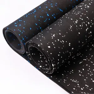 Gym Interlocking Rubber Tiles/Gym Rubber Flooring Rolls/Sports Rubber Mat