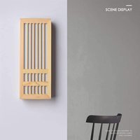 Bois LED Éclairage Style Japonais Restaurant Tatami Chambre Lumière appliques intérieures pour salon chambre hôtel applique murale