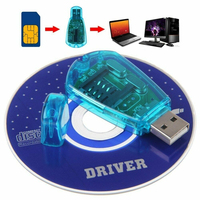 Lecteur de carte SIM USB, graveur, copie, cloneur, sauvegarde GSM CDMA, téléphone portable, SMS, kit de sauvegarde de carte SIM