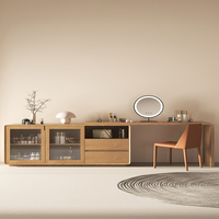 Buffet moderne en bois et brillant, étagère d'angle, bureau, étude d'ordinateur, Table d'écriture, bureau avec étagères de rangement