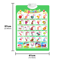 Affiche parlante éducative en anglais pour enfants, alphabet, jouets d'apprentissage pour l'enseignement en classe, vente en gros d'usine