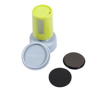 Prêt à expédier boîtier de timbre Flash coloré 25mm rond petit tampon Flash