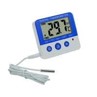 Thermomètre de réfrigérateur d'intérieur et d'extérieur C601, alarme de température haute et basse, thermomètre ménager avec aimant