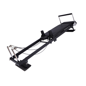 Ladyglow Nhà Cải cách có thể gập lại Cải Cách Pilates Giường Màu Đen mở rộng khung mùa xuân với tựa đầu nhỏ Pilates giường - Product Image 1