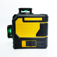 Niveau laser professionnel à 12 lignes et faisceau vert 360° à auto-nivellement, outil de construction de haute précision à lignes croisées, directement de l'usine