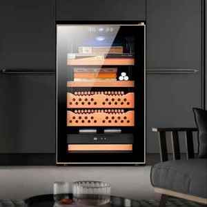 Humidor Eléctrico Inteligente Nuelead con Control Táctil, Puerta de Vidrio, Acero Inoxidable, Iluminación LED y Termostato Ajustable - Product Image 3