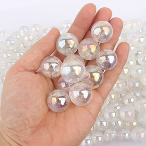 Wholesale Natural Angel Aura Natural Clear <b>Crystal</b> <b>Balls</b> - Product Image 1