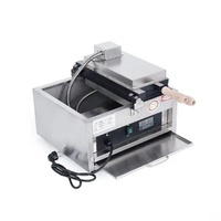 Bestes Design Neue Edelstahl-Waffeleisen-Maschine mit Niedlichen Cartoon-Formplatten (Hello Kitty, Doraemon) und Drehbarem Einstellbarem Thermostat