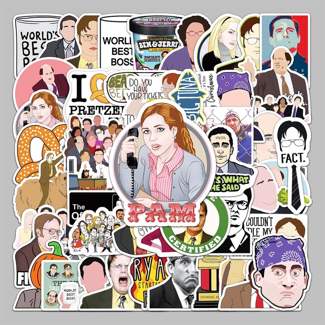 50Pcs Hot Selling Waterproof Classic Cartoon TV Show Merchandise Stickers for Game Console, Laptop and Luggage