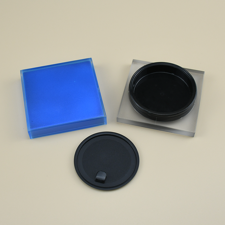 15g Plastic Square Contour Container AS Flat Empty Body Balm Skincare ...