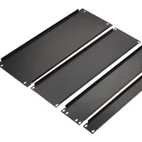 19 Zoll einfache Installation 1U 2U 3U 4U toolless Server Rack Blank Panel 2u Blind platte