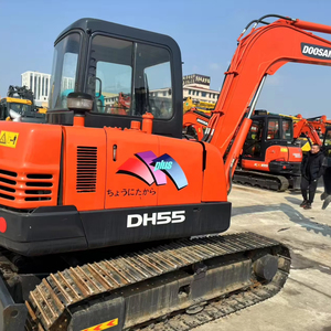 Vente en gros Pelles sur chenilles Dh55 Doosan d'occasion Corée du Sud Dh55 5.5 tonnes Pelle pelleteuse de seconde main - Product Image 2