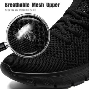 YRLTYO รองเท้าวิ่งบุรุษตาข่ายด้านบนพื้นรองเท้ายางน้ำหนักเบารองเท้าผ้าใบกีฬาสำหรับฤดูใบไม้ผลิออกกำลังกายสวมใส่สบายๆ - Product Image 4