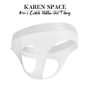<span class=keywords><strong>Slip</strong></span> perizoma da <span class=keywords><strong>uomo</strong></span> sexy traforato, in tessuto liscio ad alta elasticità, a vita bassa, intimo da notte - Product Image 2