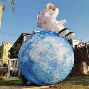 インフレータブルロゴ宇宙飛行士インフレータブルモール遊園地ロケット漫画宇宙飛行士月輝く装飾小道具 - Product Image 4