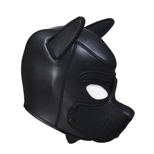 Harnais en cuir BDSM pour jeux de rôle, équipement de bondage pour adultes avec <span class=keywords><strong>masque</strong></span> fétichiste <span class=keywords><strong>chien</strong></span> pour divertissement <span class=keywords><strong>SM</strong></span> - Product Image 3
