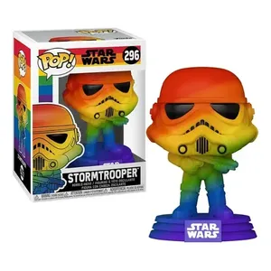 Cho <span class=keywords><strong>Funko</strong></span> Cho <span class=keywords><strong>Pop</strong></span> Stormtrooper Arcoiris #296 Cho Star Wars Niềm Tự Hào Hình Hành Động Phong Cách Quân Đội Đồ Chơi Cho Anime Phụ Kiện Và Nhà - Product Image 1
