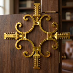 Goldene Dekorative Fensterzierleiste <span class=keywords><strong>3D</strong></span> Geformte Zierleiste für Tür Schrank Möbel - Product Image 2