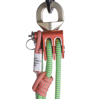 Ensemble de poulies multifonctionnelles 36KN pour travaux en hauteur, objets lourds, escalade en plein air, système de poulies