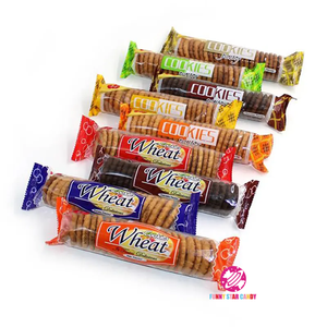 लोकप्रिय 75 ग्राम हलाल स्नैक मिश्रण गेहूं का स्वाद क्रिस्पी कुकी गोल आकार मीठा दूध चॉकलेट बिस्कुट - Product Image 6