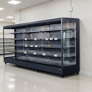 Congelador comercial de supermercado con vitrina refrigerada abierta de varios niveles - Product Image 1