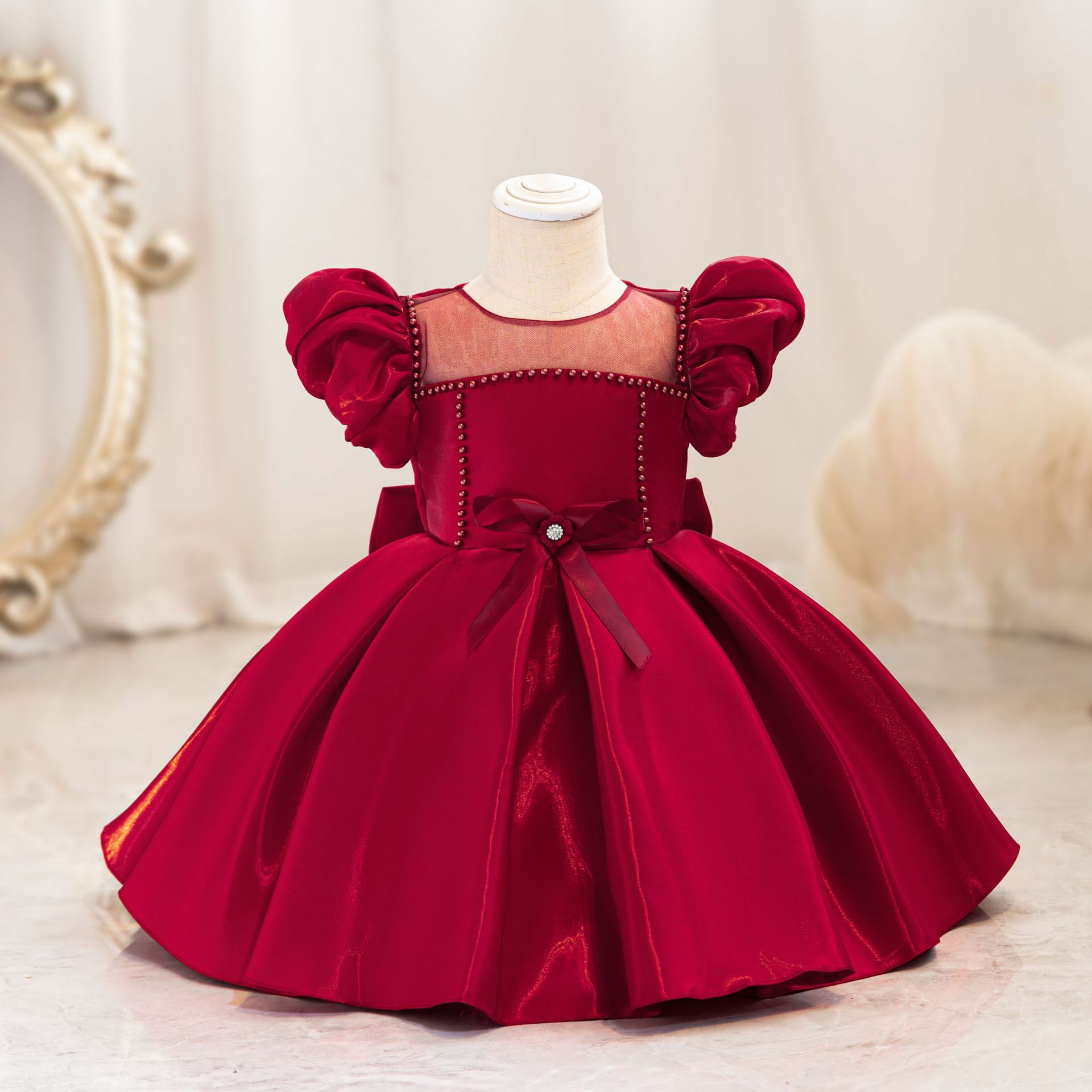 infant bridesmaid dresses Tulle Cape
