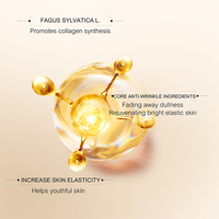Kit de Soin Visage Fleur Secret Perle Pure Dame Vitamine C E Nettoyant Tonique Sérum Anti-Âge Luxe 7 Pièces