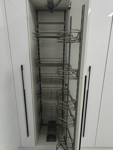 Modern Design Eco-friendly Chrome Plated Tall <strong>Pantry</strong> <strong>Cabinet</strong> Heavy Duty Slide <strong>Large</strong> Capacity Pull-Out Basket for Kitchen Storage - Product Image 3