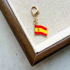Portachiavi Universale con Bandiera Nazionale in Lega di Zinco, Moschettone in Metallo, <span class=keywords><strong>Ciondolo</strong></span> per Borsa, Souvenir per la Coppa del <span class=keywords><strong>Mondo</strong></span> - Product Image 3