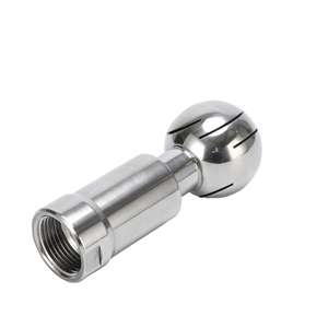 CHENGTONG Paslanmaz Çelik Hijyenik Gıda Sınıfı Parlak İpek Vidalı Döner Temizleme Topları Altıgen Başlı Özel Montaj Delikli CIP - Product Image 2