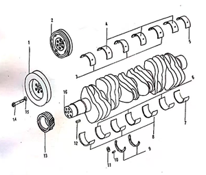 Vilebrequin en fer OEM de haute qualité pour moteur diesel DCEC modèle NTA855 avec garantie de 6 mois et emballage standard - Product Image 2