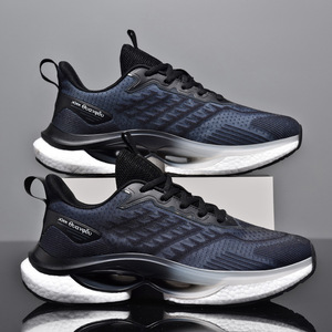 Chaussures de sport pour hommes, coussin d'air, légères, course à pied, tissage respirant, style estival, maille, confortables pour un usage quotidien - Product Image 3