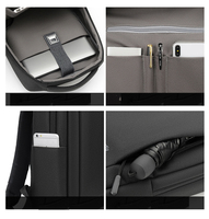 Nouveau sac à dos pour ordinateur portable de luxe personnalisé pour l'université, imperméable, spacieux, multi-couches, avec port USB