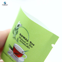 Emballage en sachet plastique imprimé sur mesure, petits sachets d'échantillons, qualité alimentaire, sachet plat à trois soudures latérales