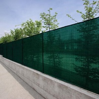 Clôture coupe-vent de jardin 6'X50', écran d'intimité de balcon pour clôture à maillons de chaîne