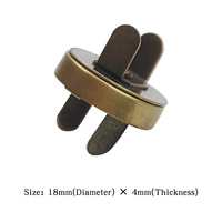 Offre Spéciale 18mm Boucle Magnétique Épais Rond En Métal Magnétique Fermoirs Boutons
