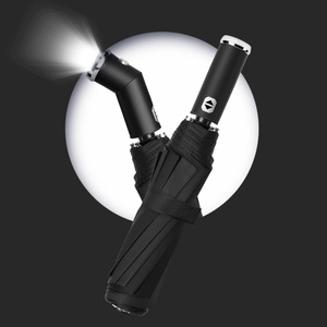 Modern Festival LED Runner Style Three-Folding Fully-<b>Automatic</b> Compact <b>Umbrella</b> with LED Handle Light for Back to School - Product Image 6