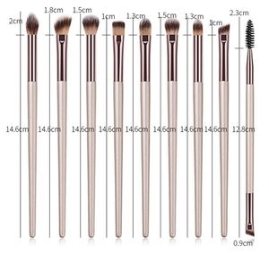 Ensemble de 14 pinceaux de maquillage professionnels de haute qualité, prix bas, vente chaude, pinceaux de maquillage doux en bois pour le fond de teint - Product Image 6