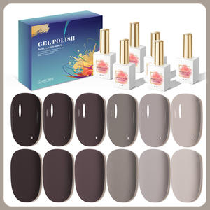 Ailanuo เจลยูวี15มล. เจลทาเล็บเจลเคลือบเงาเล็บเจล UV 6 COLOUR ออกแบบโลโก้ได้ตามที่ต้องการ - Product Image 1