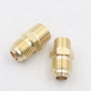 Raccord en laiton forgé à embout évasé avec tête hexagonale pour liquide basse pression, tailles de tube 1/8\", 1/4\", 1/<span class=keywords><strong>2</strong></span>\", 3/8\", personnalisable - Product Image 5