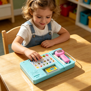 Giocattolo Registratore di <span class=keywords><strong>Cassa</strong></span> per Bambini con Luci e Suoni per Ore di Divertimento Immersivo Individuale - Product Image 1