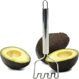 Professional Potato Masher <b>Tool</b>,Stainless Steel with Ridged Press,9.7 Inch for Efficient Mashing,Hangable,Good Material& Durable - Product Image 3