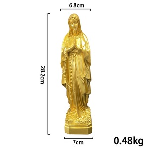 Statue Notre-Dame de <span class=keywords><strong>Lourdes</strong></span>, figurine de la Vierge Marie, ornement pour la décoration de la maison, articles religieux catholiques - Product Image 4