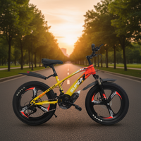 Vélo pour enfants 16 pouces, roue en alliage de magnésium monobloc, cadre en acier, frein à disque, selle réglable, vélo avant