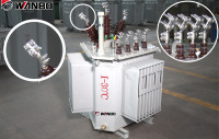 Transformateur de puissance triphasé à huile haute efficacité Wanbo-101 pour distribution moyenne tension 10/20/36 kV vers 400 V 50-2500 kVA