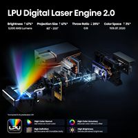 Version Globale Hisense L9Q Projecteur Laser Triple à Ultra Courte Focale 4K UHD 5000 Lumens 80''-200'' Dolby VisionI MAX Amélioré
