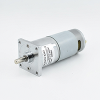 Moteur à engrenages CC RS555, moteur CC à balais avec boîte de vitesses de 37 mm, arbre de sortie en D de 6 mm ou sur mesure, moteurs CC 8-15W 10-1000 tr/min
