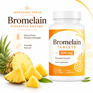 Comprimés de Sélénium, Nattokinase, Curcumine, Quercétine et Bromélaïne de Haute Qualité, Biologiques, en Vrac, 50000u/g, Végétaliens, Sans Gluten, Faible Teneur en Sucre - Product Image 2